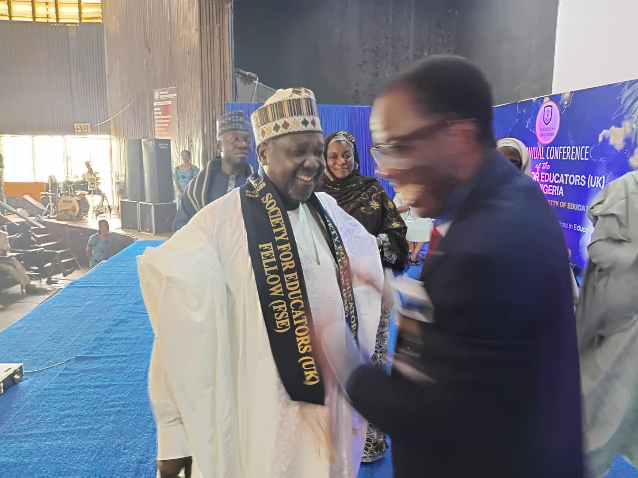 PROFESSOR FARUK RASHID HARUNA INDUCTED AS FELLOW OF SOCIETY FOR EDUCATORS IN NIGERIA